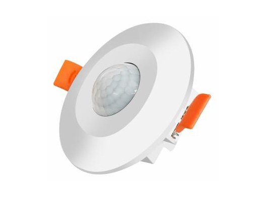 Recessed PIR sensor switch