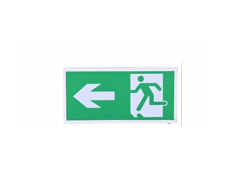 Running man exit sign